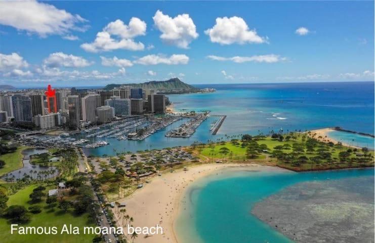 Waikiki High-Rise Sea View Free Parking Aparthotel Honolulu Exteriör bild